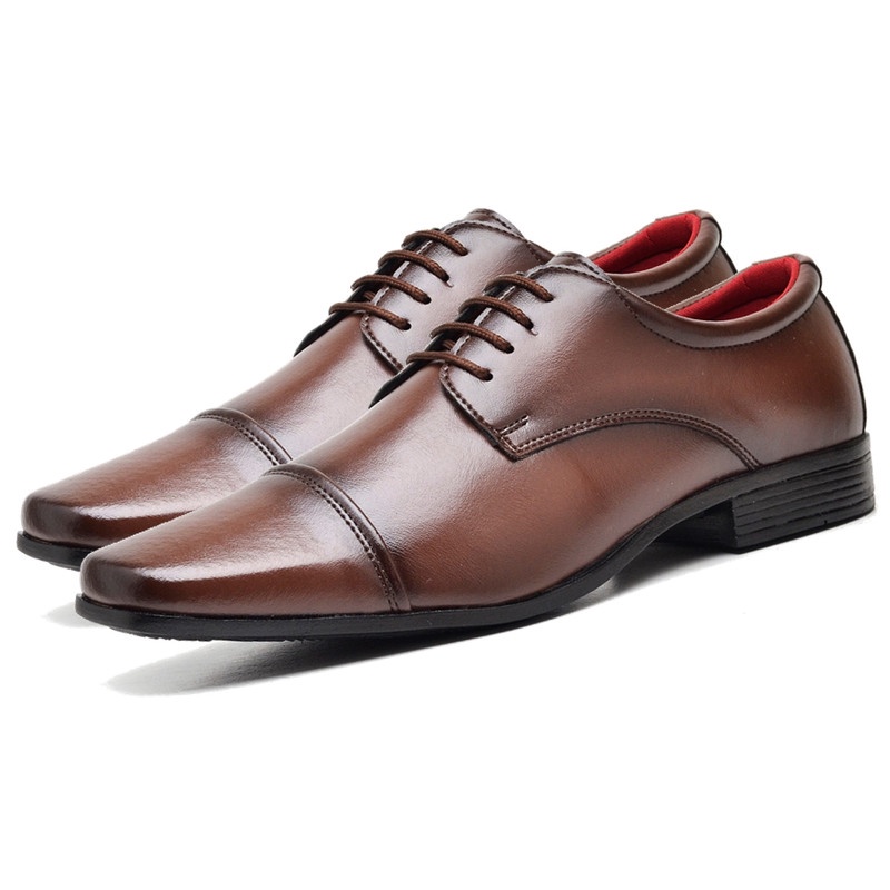 Sapato Social Dubuy Masculino Marrom Cadarço 807FG - Men Shoes