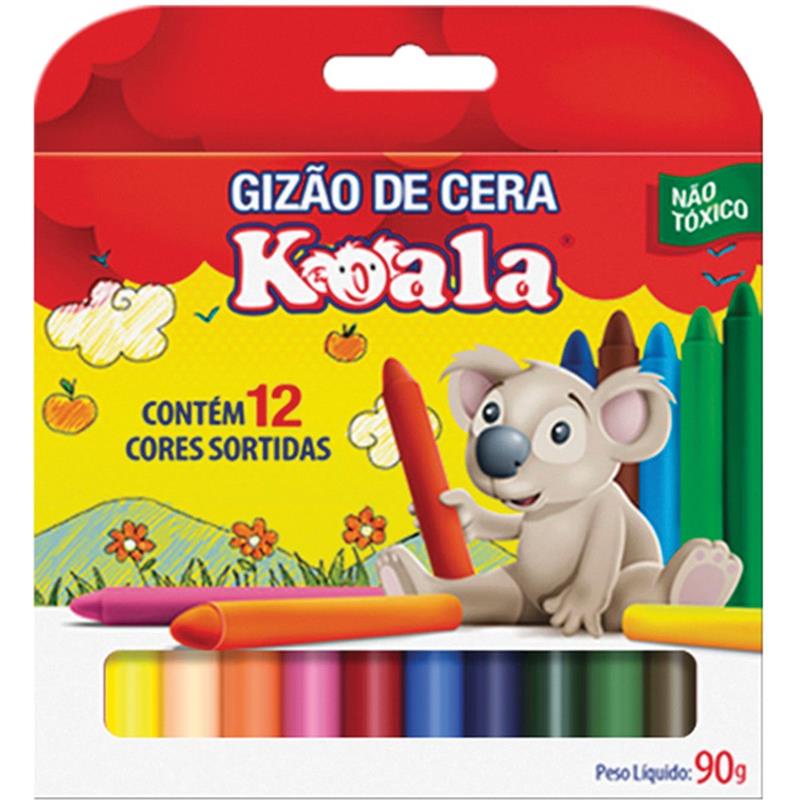 Giz de cera DELTA koala 12 cores