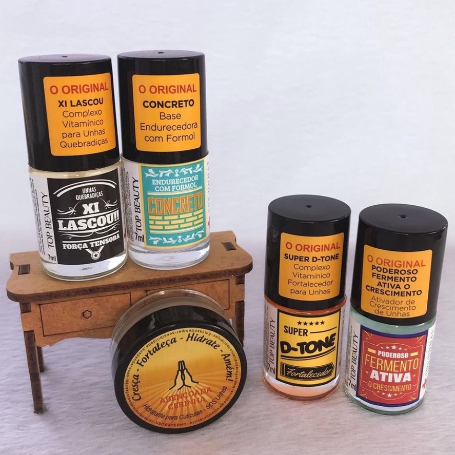 Bases Linha de Tratamento SOS Unhas - Top Beauty (ESCOLHA SUA BASE) em Oferta na Shopee