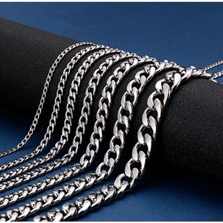 Colar de aço inoxidável/60cm/masculino