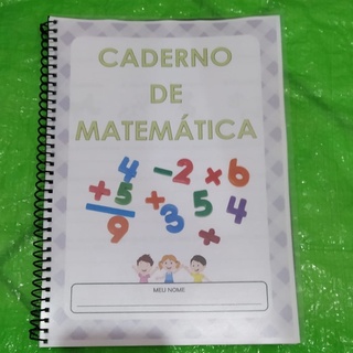 Caderno de Matemática com mais de 100 questões