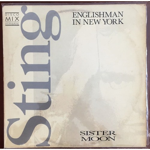 Sting Promocional Single Vinyl Englishman In New York Raro