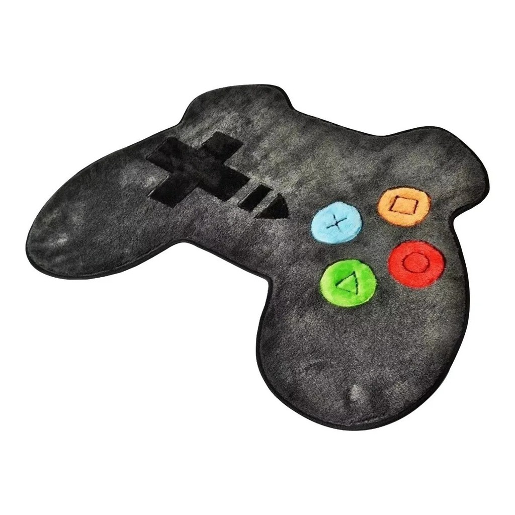 Tapete Gamer Formato Controle de Video Game Grafite — R$ 50,00 em Shopee