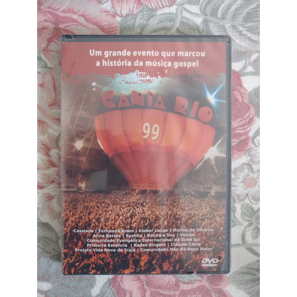 DVD CANTA RIO 99 - LACRADO - CASSIANE, FERNANDA BRUM, EYSHILA, ALINE BARROS