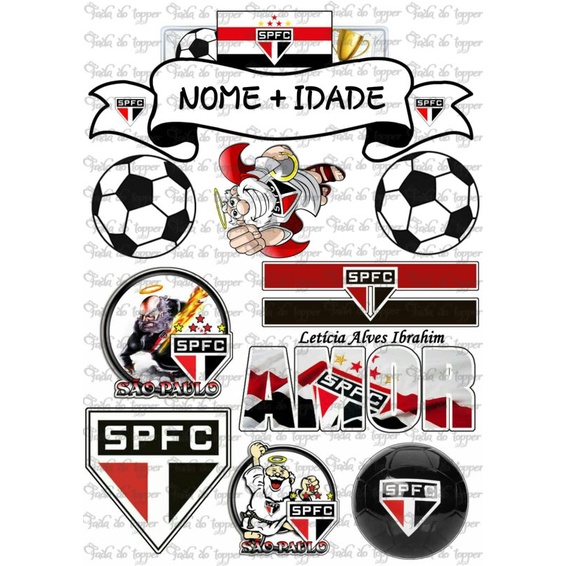 Topo De Bolo Sao Paulo Shopee Brasil