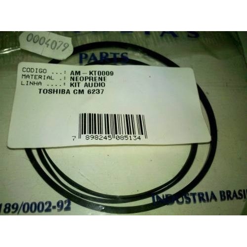 Correia P/ Video Cassete E Gravador Toshiba Cm 6237.