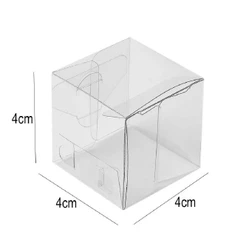Caixa Cubo Transparente K9 - 4cmx4cmx4cm 20un - Assk Rizzo