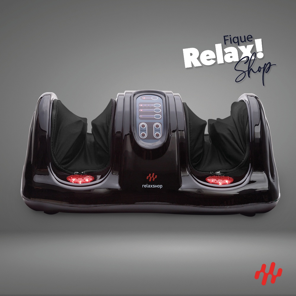 Massageador Elétrico De Pés e Panturrilhas Original Relaxshop em Oferta na Shopee