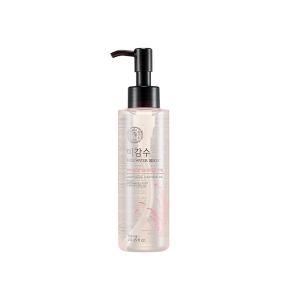 the face  shop rice water bright light facial cleansing oil 150ml - Beauty
