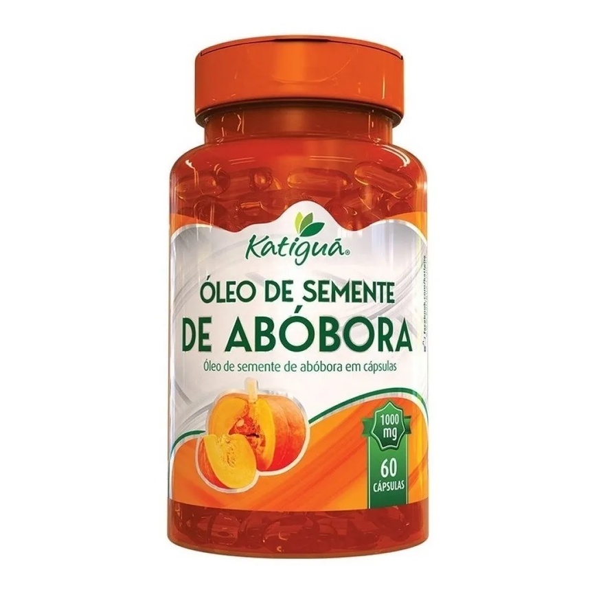 Suplemento em cápsulas Katigua Óleo de Semente de Abóbora óleo de semente de abóbora em pote de 60g 60 un