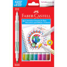 Canetinha Duas Pontas Faber: Onde Comprar | BuscaProdutos