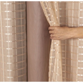 Cortina Blackout com voil Xadrez 3,00 Largura2.60 PROMOÇÃO IMPERDÍVEL 2,80 X 1,70 / 2,00 X 1,40 em Oferta na Shopee
