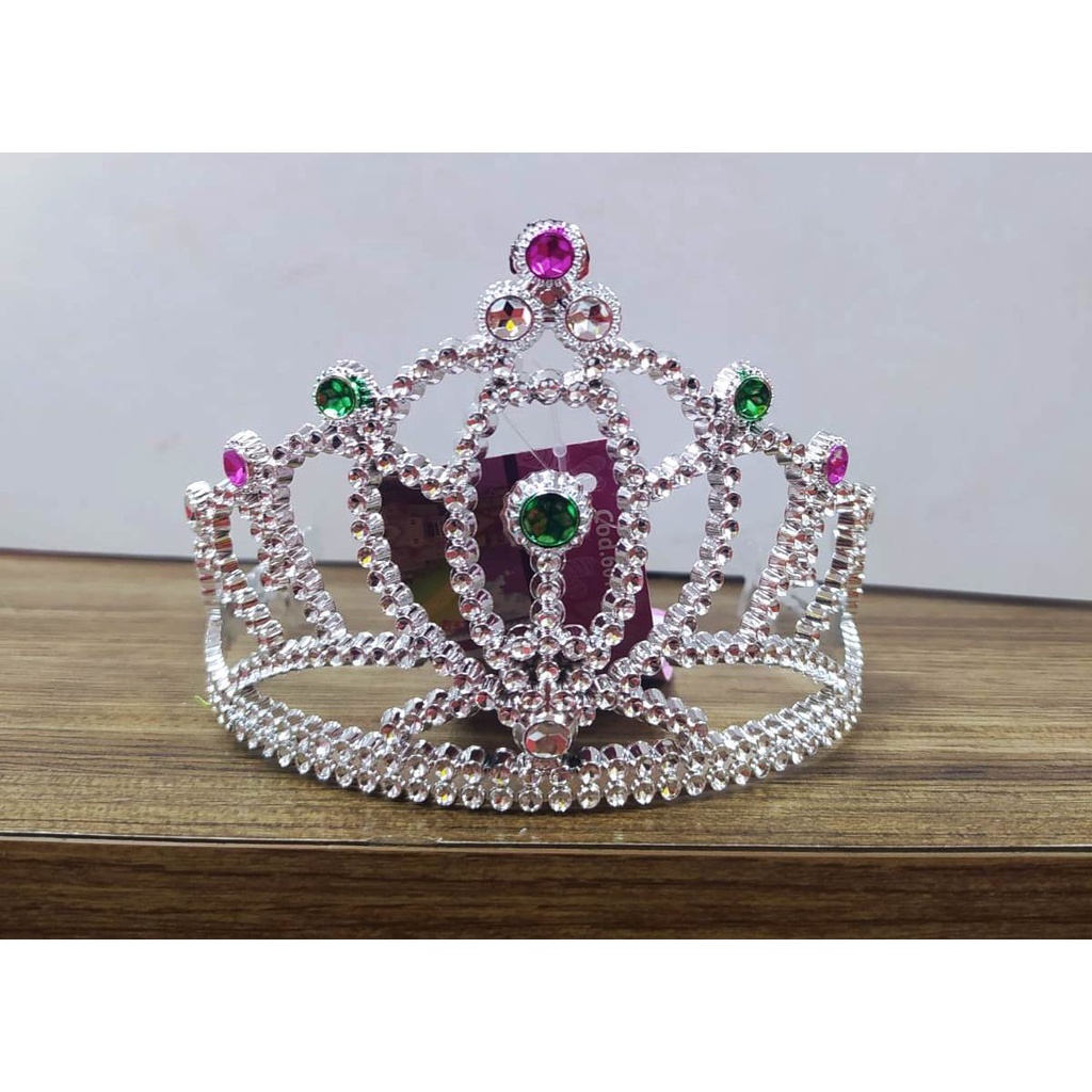 Tiara Coroa Diamantes Princesa Plastico/carnaval/festa Shopee Brasil