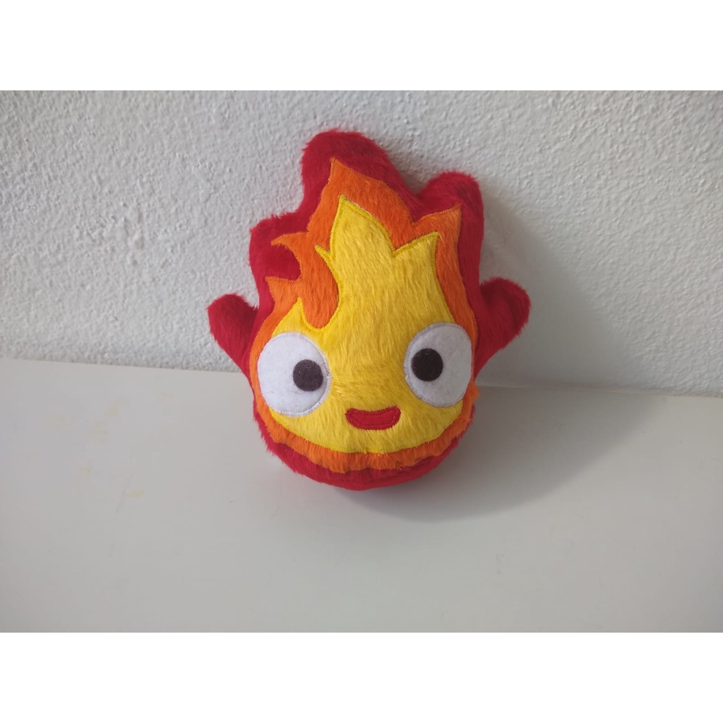 Pelucia Calcifer Castelo Animado Studio Ghibli