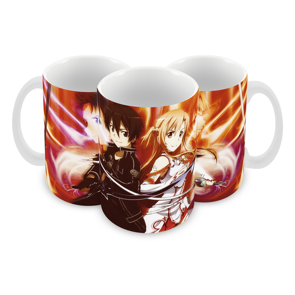 Caneca Sword Art Online De Polímero Personalizado Modelo 1