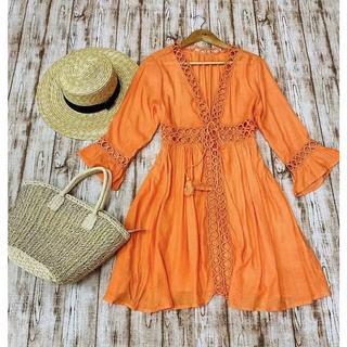 Saida de praia Kimono Curto banho piscina Feminina Moda Luxo Verao 661