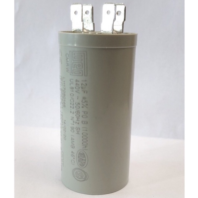 1x Capacitor 12uf 450vac Cbb60 Centrifuga Britania 127/220v