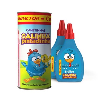 Kit Galinha Pintadinha - Colorir E Colar
