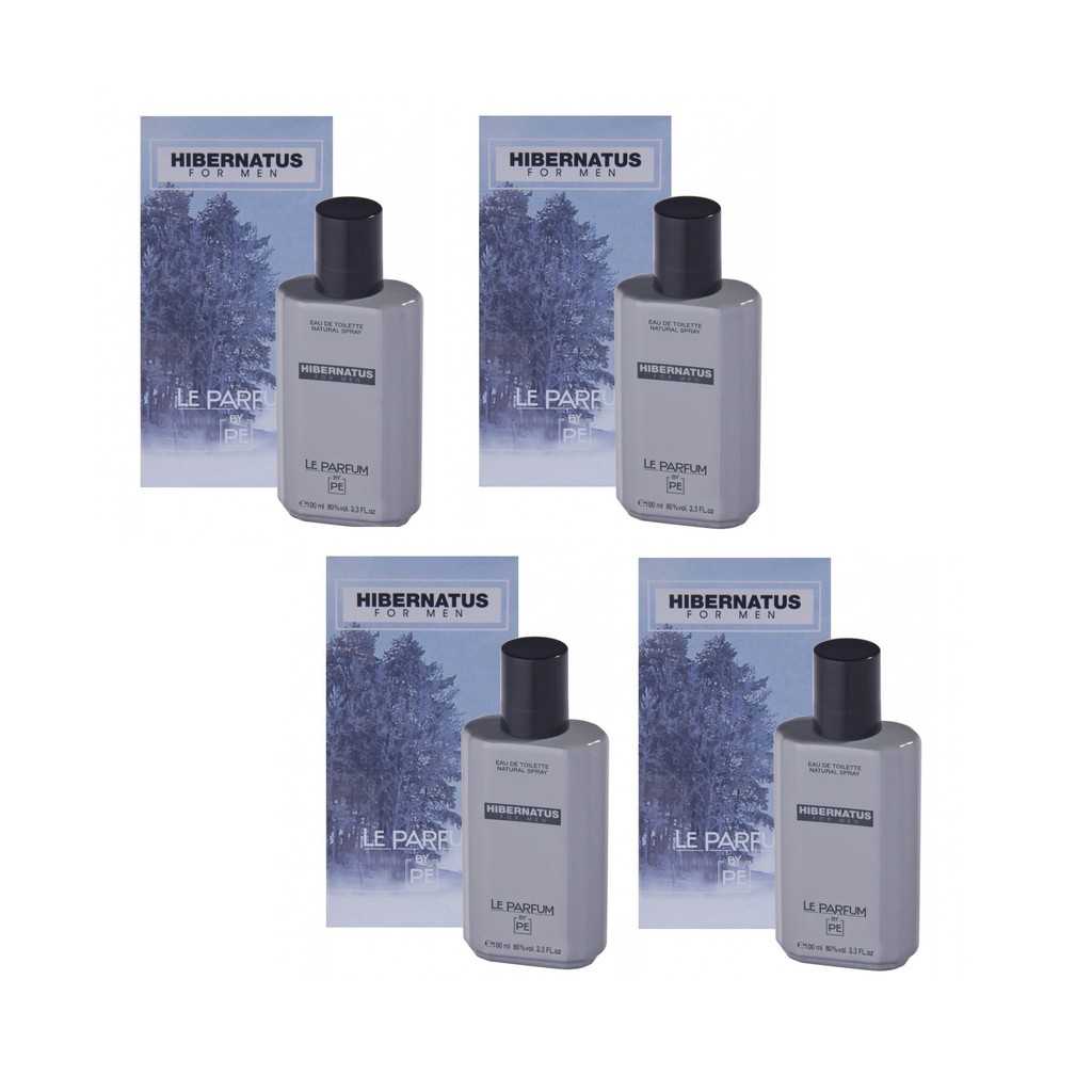 KIT COM 4 HIBERNATUS MASCULINO 100ML