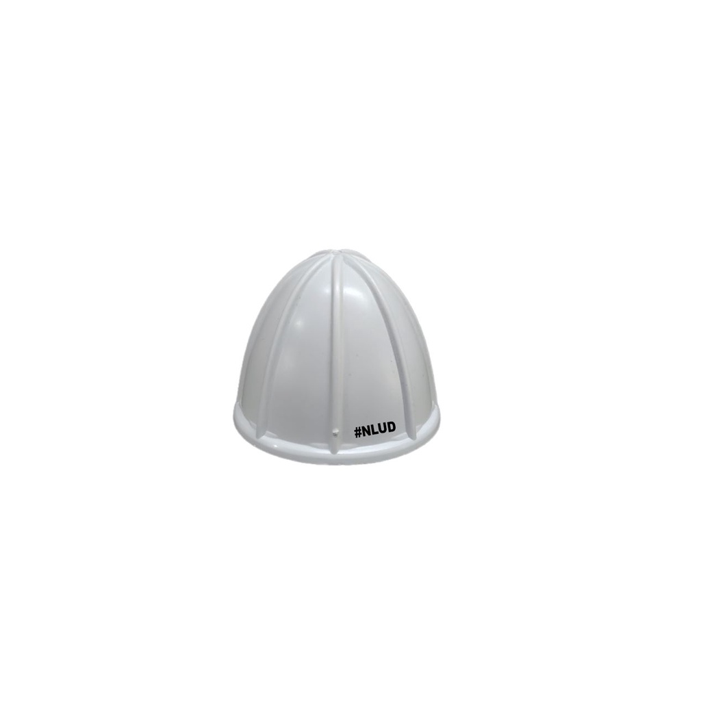 Castanha / Cone p/ Espremedor de Suco de Frutas Industrial Meia Lua 10mm. - Loren Sid / Arge / Tron - Grande - Branco