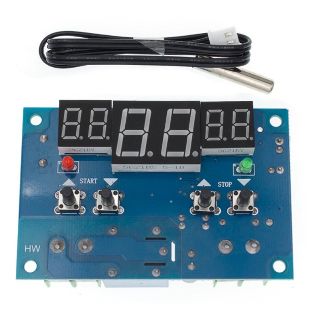 W1401 Termostato Digital Temperatura 12V Chocadeira, Aquário, Adega Eletrônica - 1 Peça