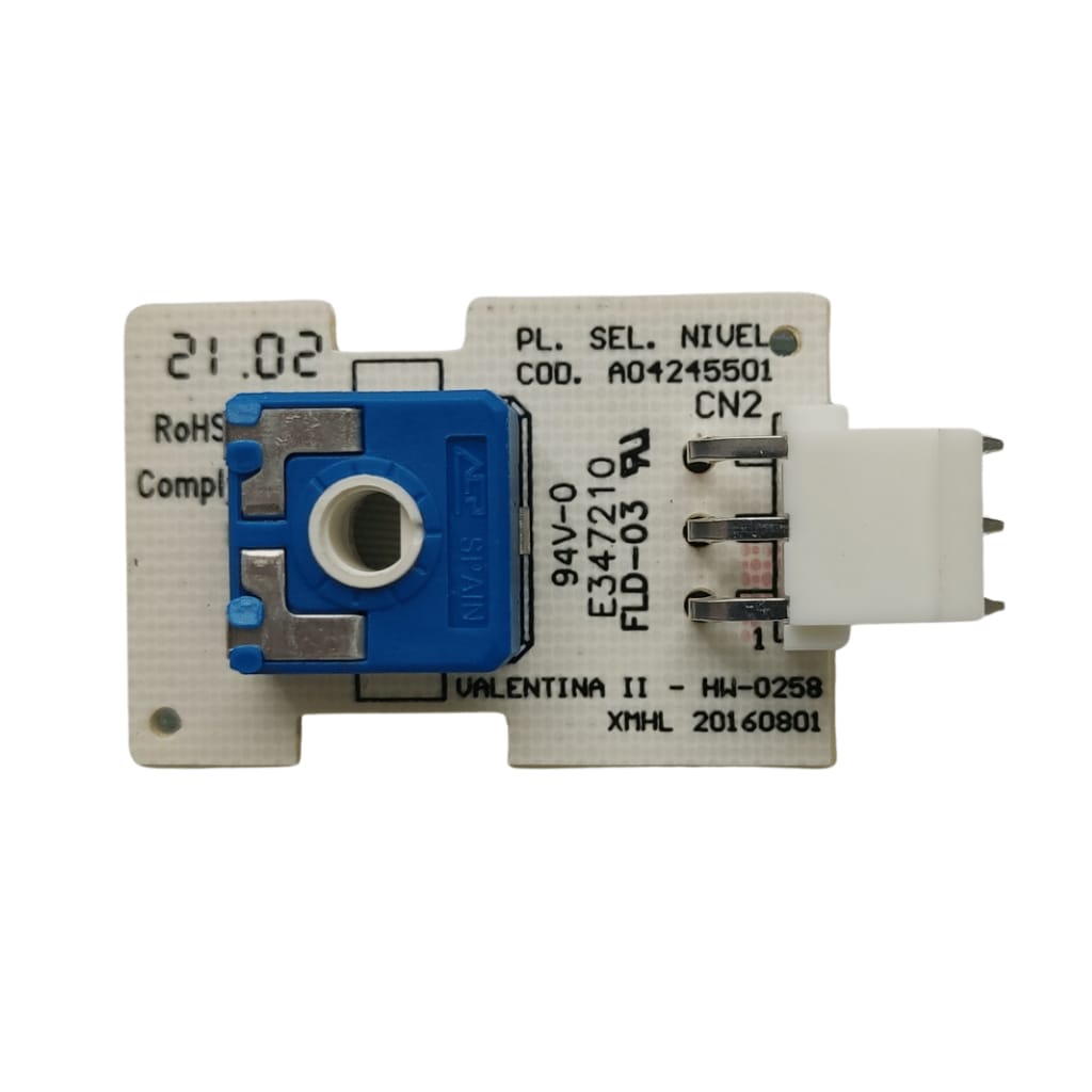 Placa seletora nível lavadora Electrolux LPR 13,14,16 e 17 - A04245501