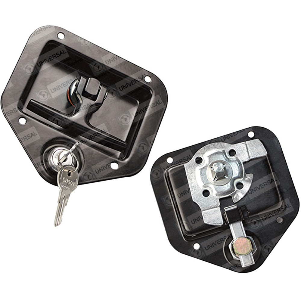 Maçaneta Externa Porta Com Chave Linha Agrícola Baús Preta em Oferta na Shopee