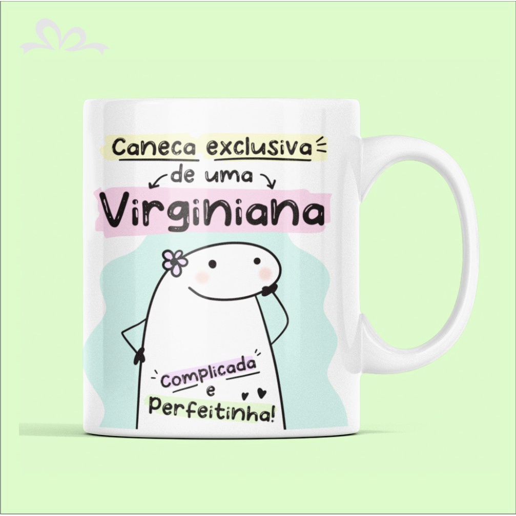 Caneca Flork Signos Divertidas Meme Cerâmica Porcelana Promoção personalizada