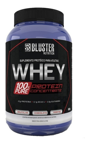 Whey 100% 900g + Creatina 150g + Bcaa 60 Cap Bluster Absolut