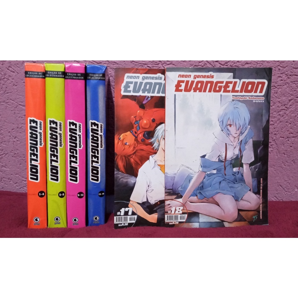 Box de Mangás Neon Genesis Evangelion Edição de colecionador 1 ao 16