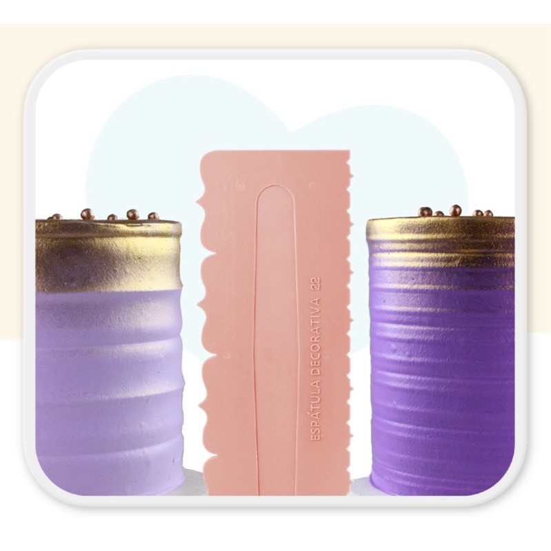 ESPATÚLA DECORATIVA N•22 LENI PARA BOLO E CONFEITARIA BLUE STAR 23cm  (CHOCOBRAZ) em Oferta na Shopee