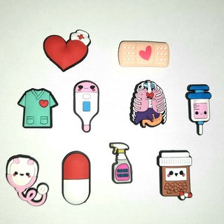 Decoração Pin/Crocs/Babuche - Enfermagem/ Pediatria - saúde