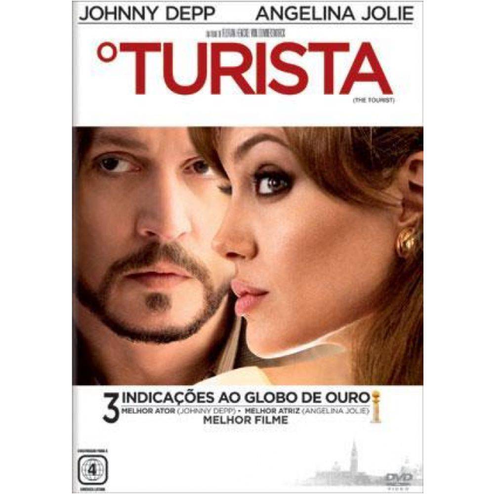 DVD  O Turista  Johnny Depp  Angelina Jolie