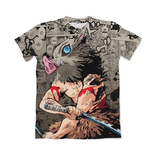 Camiseta Inosuke Hashibira Anime Demon Slayer