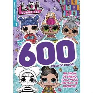 LOL Surprise - Colorir e Brincar com Adesivos em Oferta na Shopee