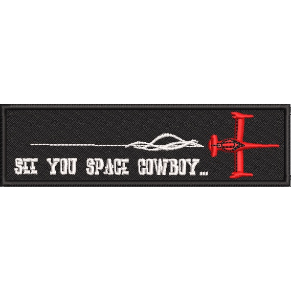 PatCH bordado See you space cowboy cowboy bepop termocolante
