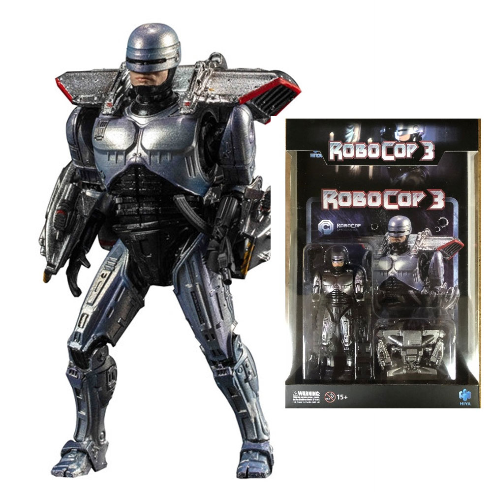 Hiya Robocop Jetpack Robocop 3 Action Figure Shopee Brasil