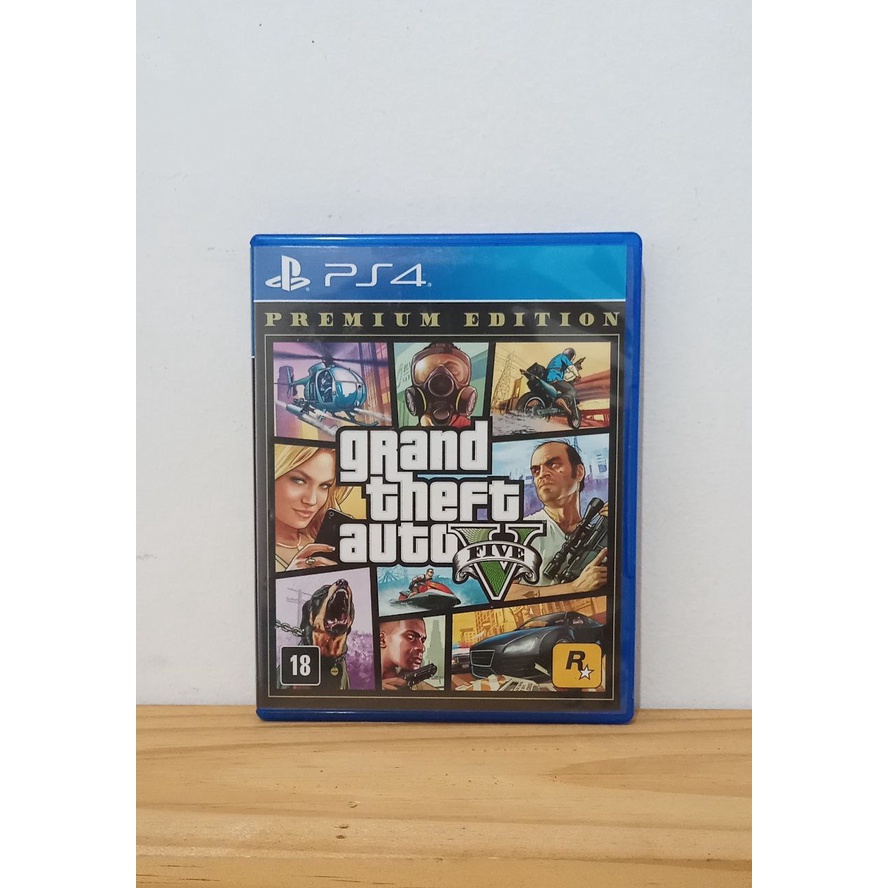 Grand Theft Auto V (5) - GTA V - Playstation 4 - Semi Novo - Usado - Original - Play 4 - Ps4 - Região ALL - Código CUSA 00419SA