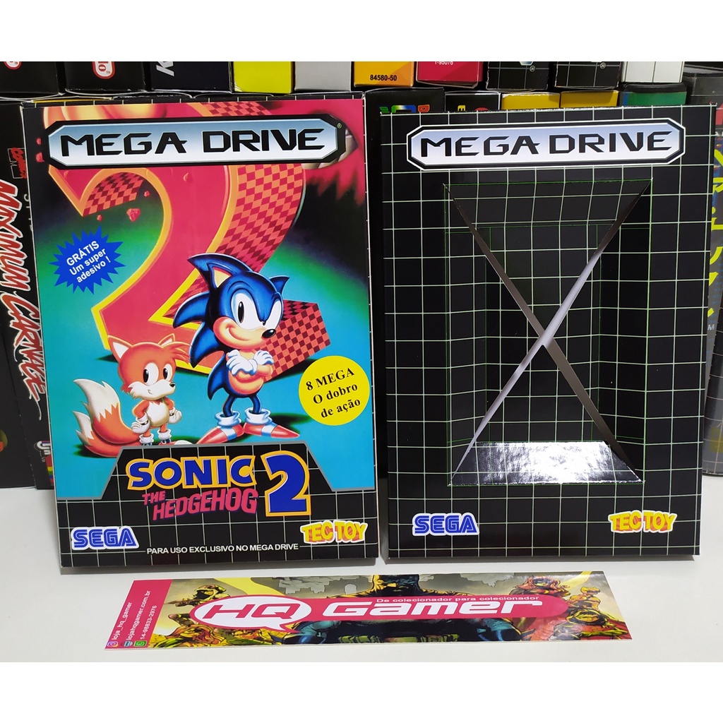 Sonic The Hedgehog 2 - Box Traduzida do Jogo (Mega Drive) - Escorrega o  Preço