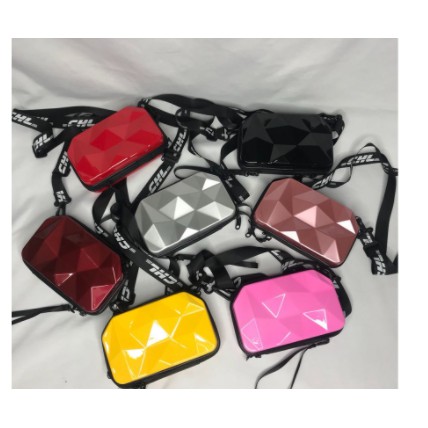 Nova Bolsa Mini Bag Blogueira Influencer Fibra Rígida Transversal Tendência CHL