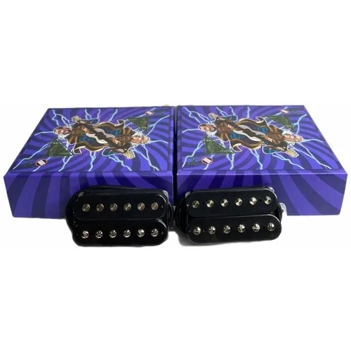 Kit Captador Malagoli 59 Braço e 84 Ponte Preto Timbre Gibson