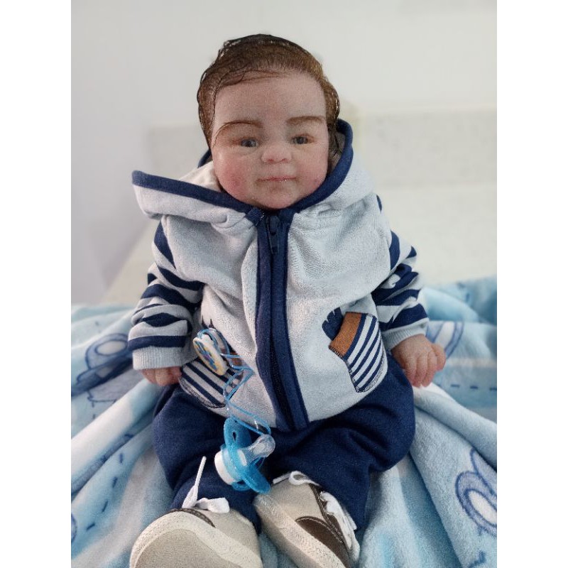 Bebe Reborn Silicone Solido Kit Coco Malu Shopee Brasil