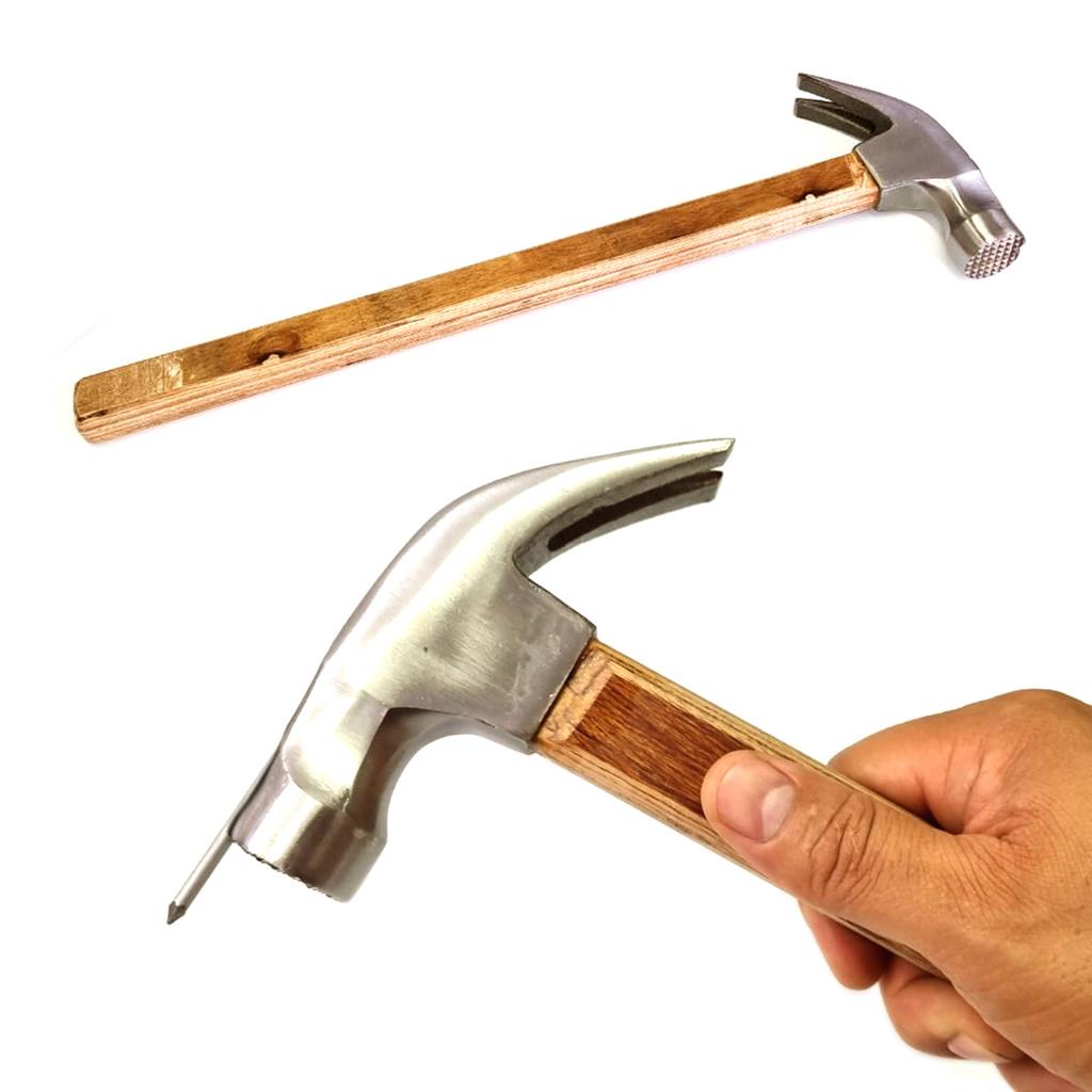 Martelo Longo Tipo Bellota 42cm Cabo Madeirite Resinado 16 Polegadas Uso Profissional