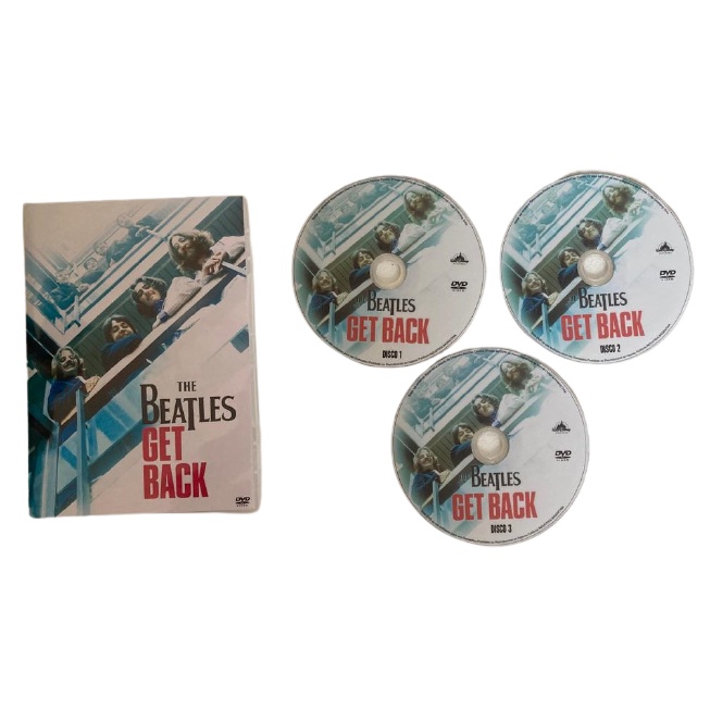 DVD - The Beatles - Get Back (2021) - Série Completa - 3 dvd's