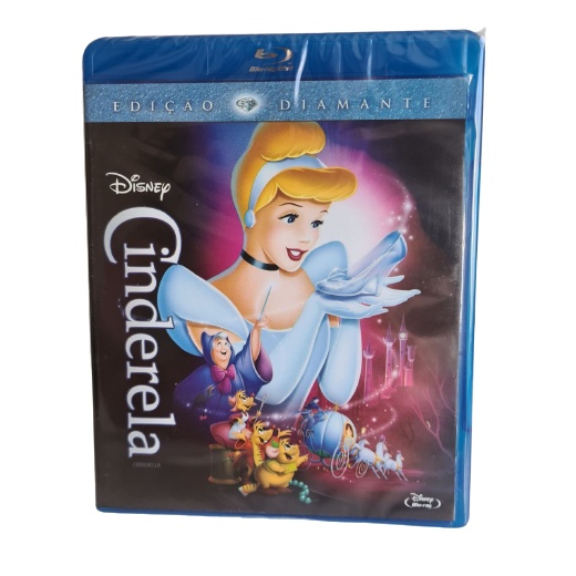 Blu-ray Disney Cinderela Edição Diamante Lacrado