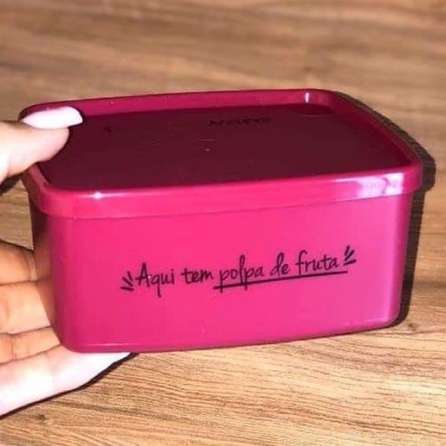 Jeitosinho 400 ml Aqui tem polpa de fruta! Tupperware