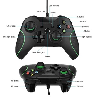 Controle C/S - Fio para Xbox One,  atualizado para Xbox One/S/X/Elite/PC Windows (Preto) #3