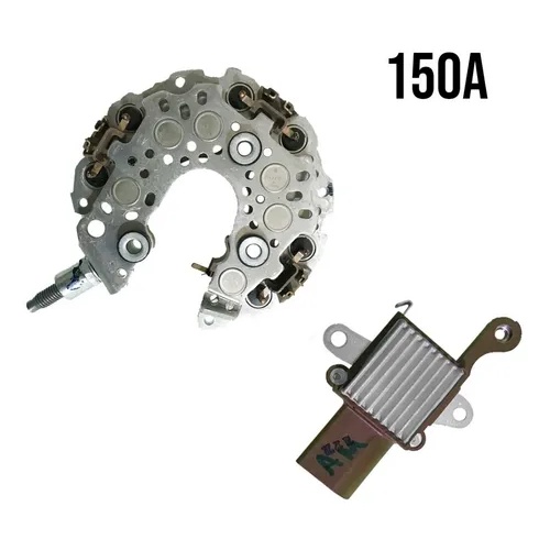 Kit Placa Retificadora 12 Diodo E Regulador De Volt. 150amp