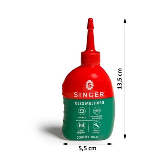Óleo Singer óleo de Máquina óleo MultiUso Lubrificante Máquina Costura Fechadura