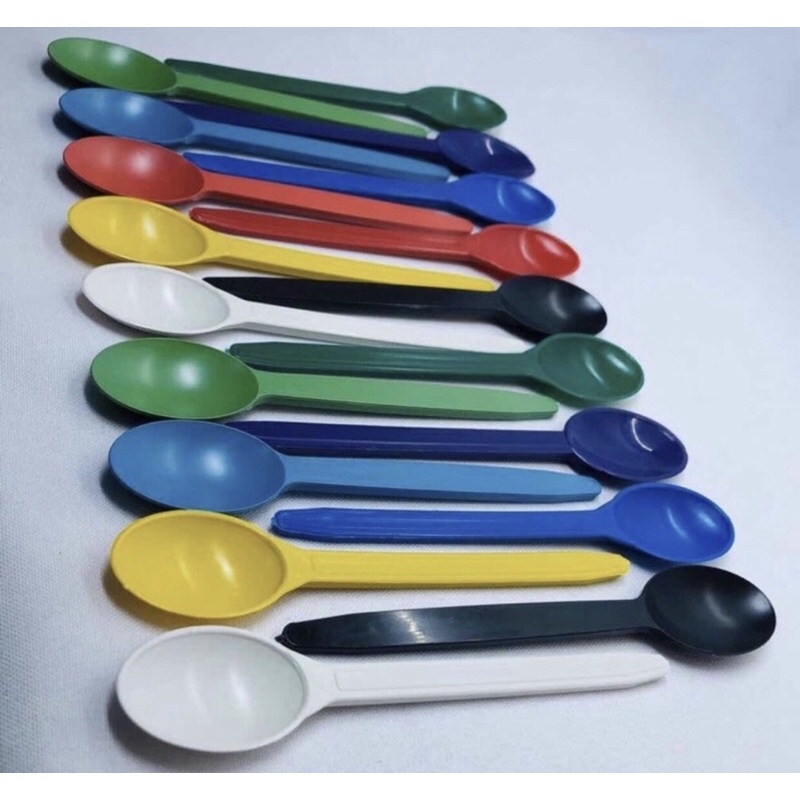 150 Colher de Sobremesa Reforçada Açaí Sorvete Bolo Plastico colorida em Oferta na Shopee